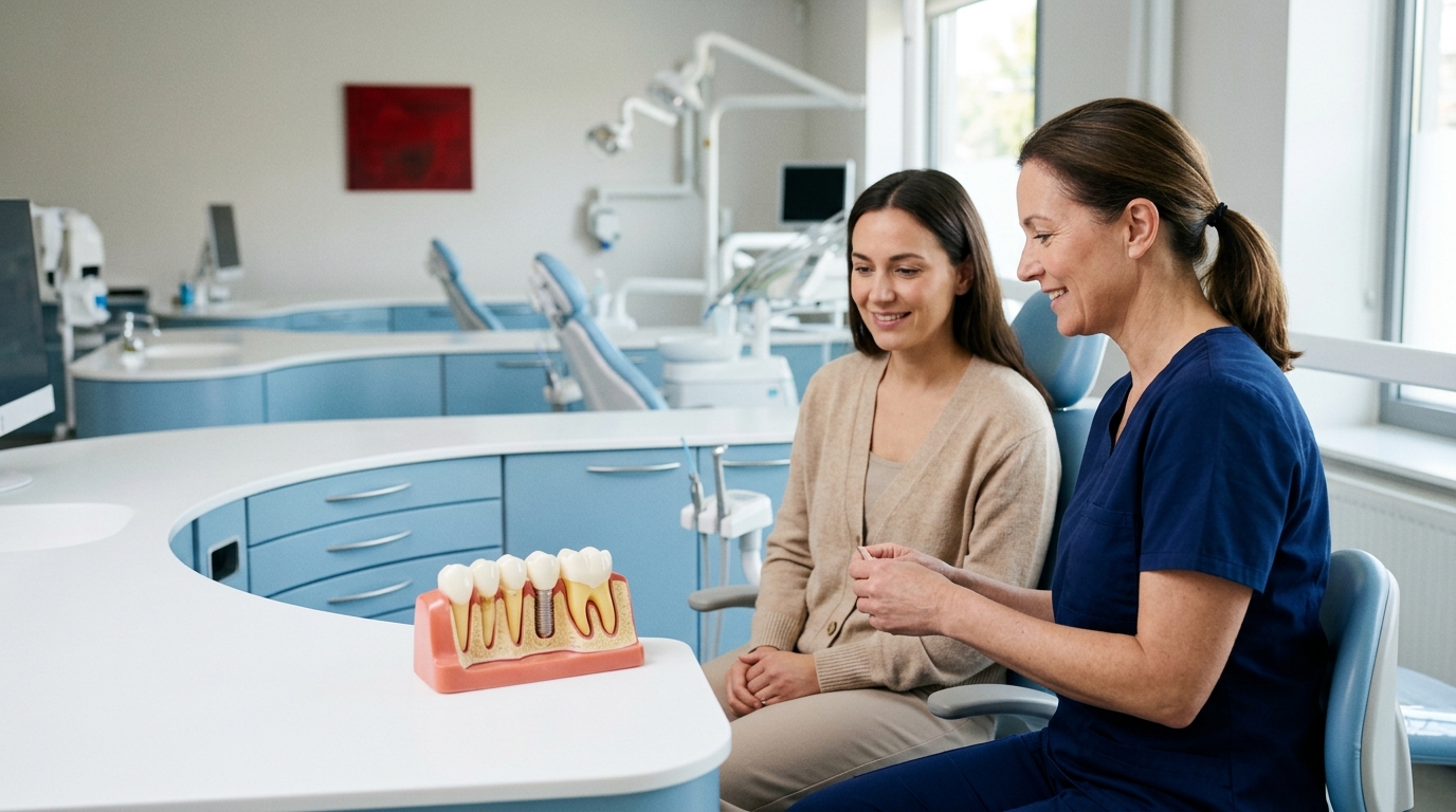 diş eti hastalığı (periodontitis) – klinik yakın plan detay