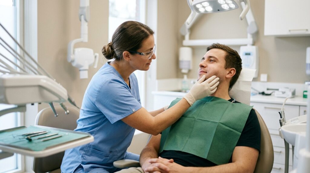 diş apsesi – diş kliniğinde uzman muayenesi