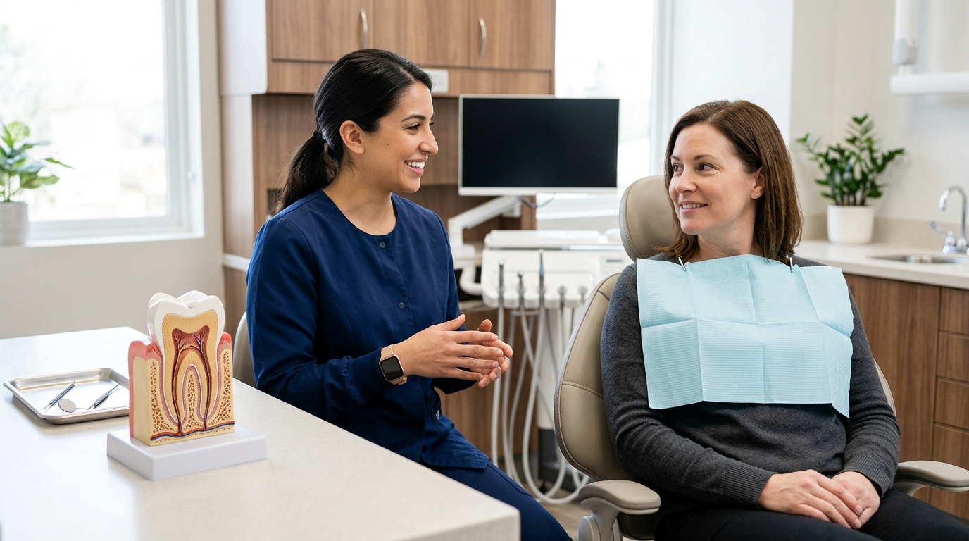 diş çürüğü – klinik yakın plan detay
