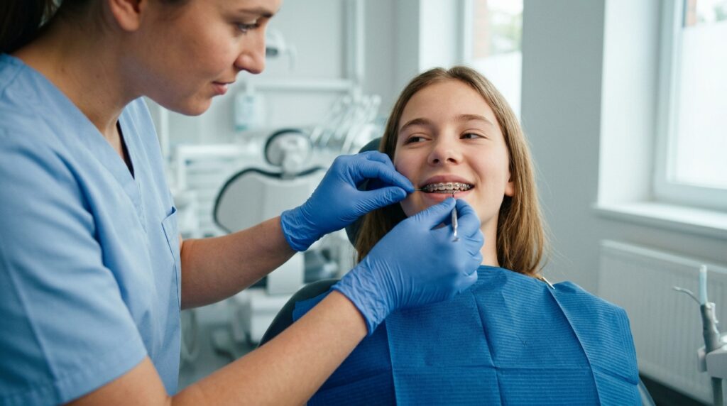 diş teli (ortodonti) – diş kliniğinde uzman muayenesi